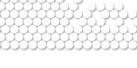 White tiles wall. round marble textures, ball tiles. Top view pavement circle block white texture with seamless patterns floor background. Air Bubble wrap texture background. Textured Background.