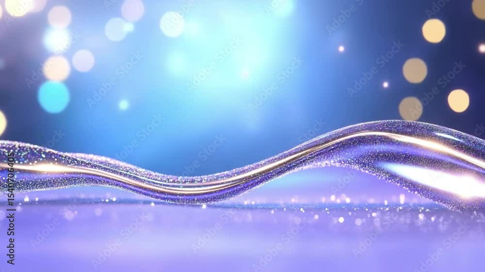 Poster Abstract Background: A dynamic composition of shimmering light, a fluid metallic curve, and an ethereal atmosphere. Capturing the essence of sophistication and elegance.
