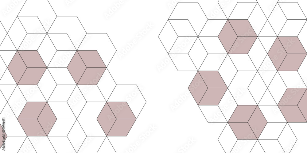 Aufkleber molecular structure abstract tech background. geometric white background. science network pattern, c