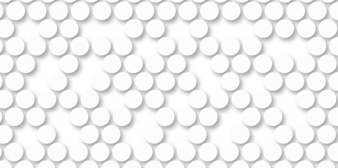 White tiles wall. round marble textures, ball tiles. Top view pavement circle block white texture with seamless patterns floor background. Air Bubble wrap texture background. Textured Background.