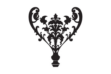 Fototapeta premium Vintage Floral Ornament Vector Design