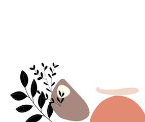 easter egg with flowers and birds