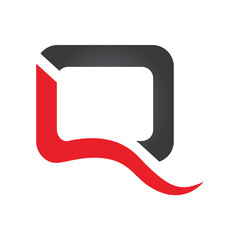 &nbsp;Letter Q minimal logo icon design template