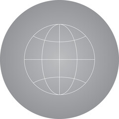 Global icon single icon vector illustration