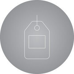 Tag icon single icon vector illustration