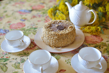 cup of tea and cake