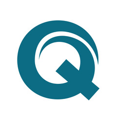  Letter Q minimal logo icon design template