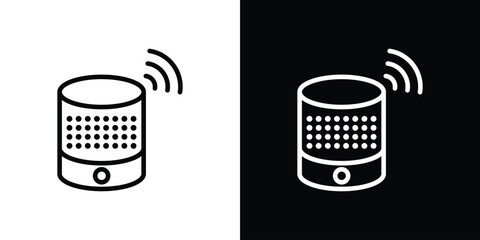 Joker hat icon design. simple stroke line vector icon set