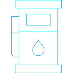 Petrol pump icon 3 single icon vector illustration