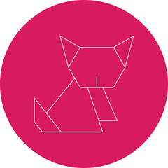 Cat icon single icon vector illustration
