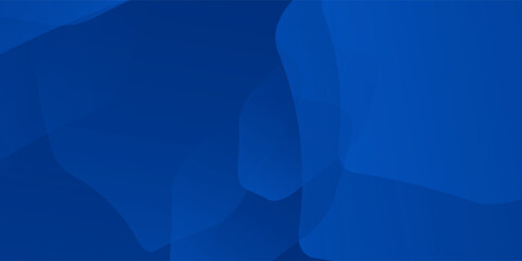 Modern abstract blue background with glowing geometric lines. Blue gradient hexagon shape design. Futuristic technology concept.