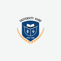 3207 educational logo school college university learning institute book academy organization
