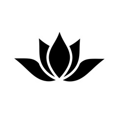 spa woman line style icon. Lotus outline vector icon isolated on white background. Lotus line icon for web, mobile and ui design.