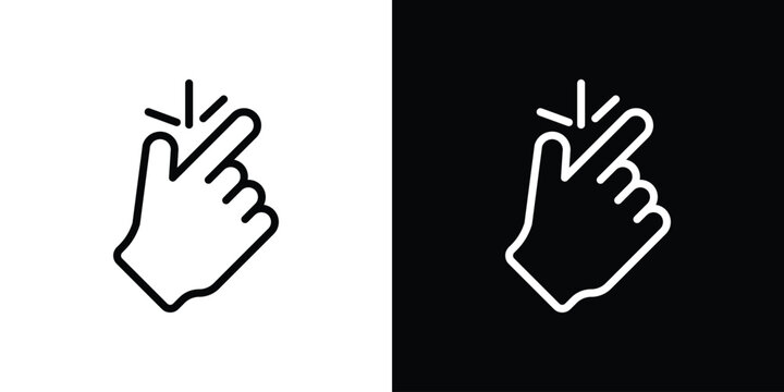 Easy icon design. simple stroke line vector icon set