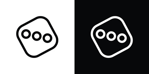 Dice three icon