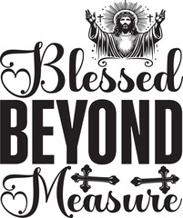 Basic RGB blessed beyond measure svg