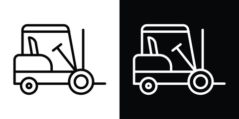 Fototapeta premium Crack icon design. simple stroke line vector icon set
