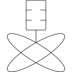 Podcast icon single icon vector illustration