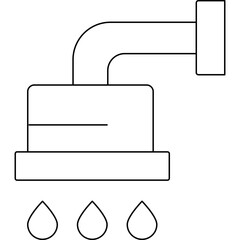 Shower icon single icon vector illustration