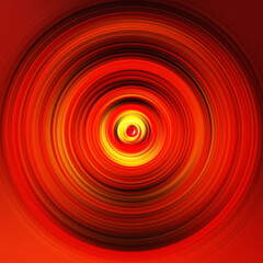 Naklejka premium Colorful radial motion effect. Abstract rounded background. Color curves and sphere. Multi color gradient rings and circles wallpaper. Colored texture backdrop and banner.