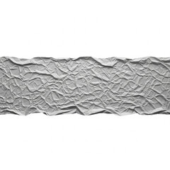 White Crumpled Fabric Polypropylene Texture Banner
