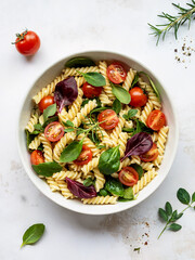 Delicious Pasta Salad with Fresh Tomatoes and Herbs