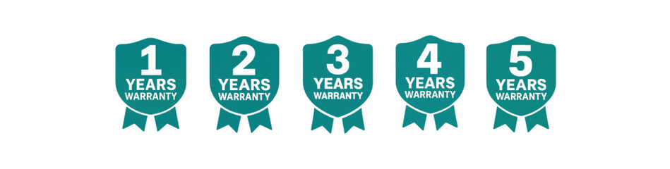 Warranty Badges 1, 2, 3