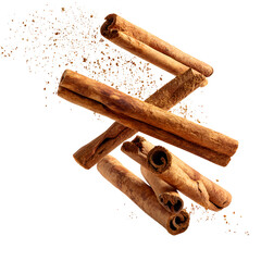 falling cinnamon sticks