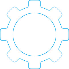 Setting icon single icon vector illustration