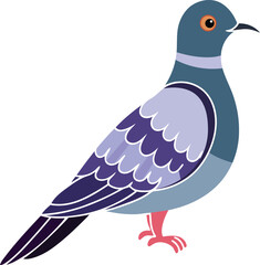 Fototapeta premium Premium quality Passenger pigeon vector illustration design, Vector of Passenger pigeon, Modern and colorful vector art of Passenger pigeon