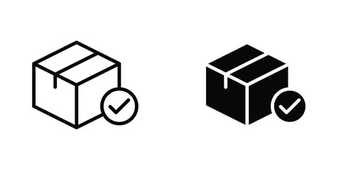 Order receive icon concept. vector set. Eps10