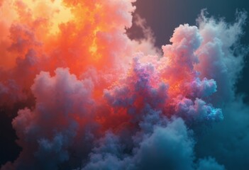 A dreamlike poem of brilliant clouds and mist