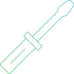 screw driver icon single icon vector illustration