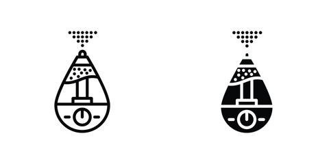 Humidifier concept. vector set. Eps10