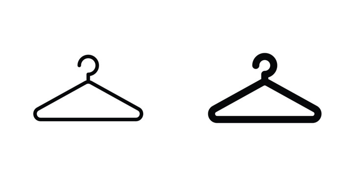 Hanger icon concept. vector set. Eps10