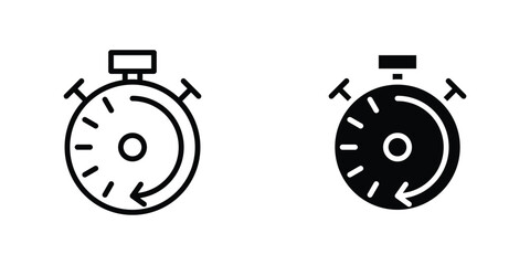 Fast processing icon concept. vector set. Eps10