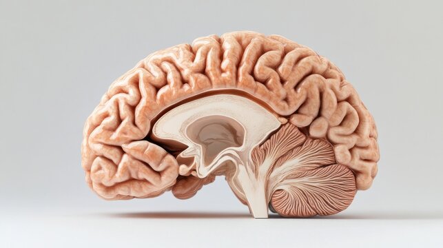 3D model of a human brain
