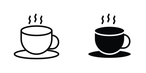 Coffee mug icon concept. vector set. Eps10