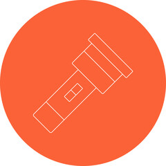 Tourch icon single icon vector illustration
