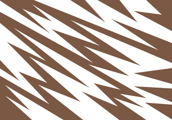 Vibrant abstract white background with super sharp geometric colored spikes and energetic zigzag lines