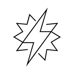 High resolution flash sale icon dynamic lightning bolt design for e commerce promotions website banners and app interfaces