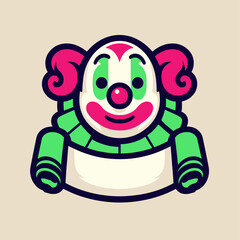Happy Clown Mascot