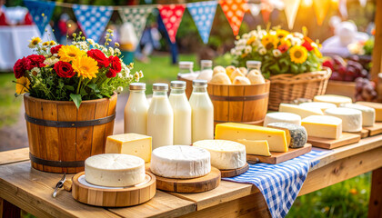 Frische Milch vom Bauern