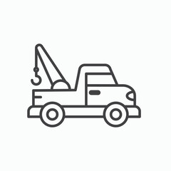 Tow truck icon