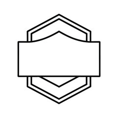 Vintage style folded corner label design template for branding and packaging