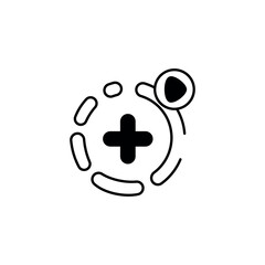 Instagram Story icon design with white background stock illustration