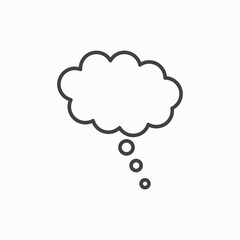 Thought bubble icon