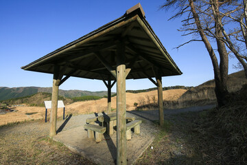 兵庫県神河町　砥峰高原　東屋展望台