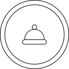 Menu bar icon single icon vector illustration