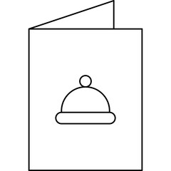 Menu icon single icon vector illustration